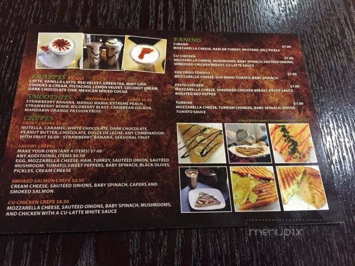 C U Latte - Cresskill, NJ menu_pic