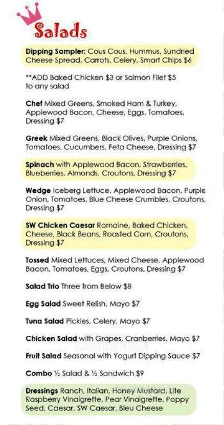 Bake and Play - Dallas, TX menu_pic
