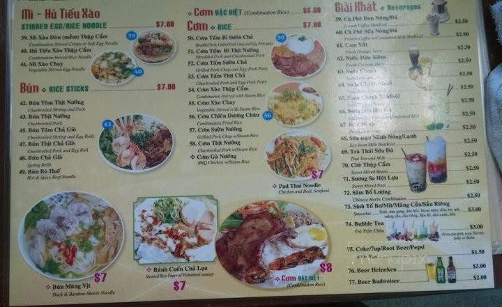 Thai Binh - Portland, OR menu_pic