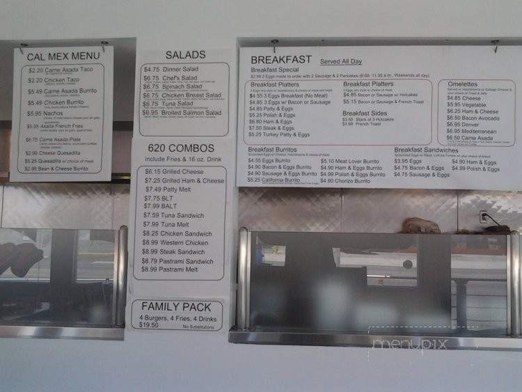 620 Burger - Long Beach, CA menu_pic