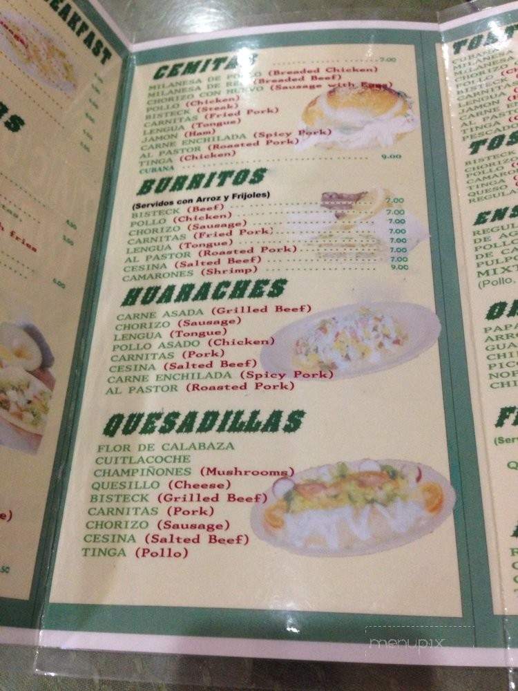 Taco Veloz - Jackson Heights, NY menu_pic