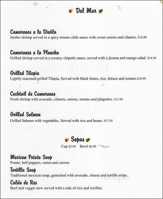 Las Marias - Evanston, IL menu_pic