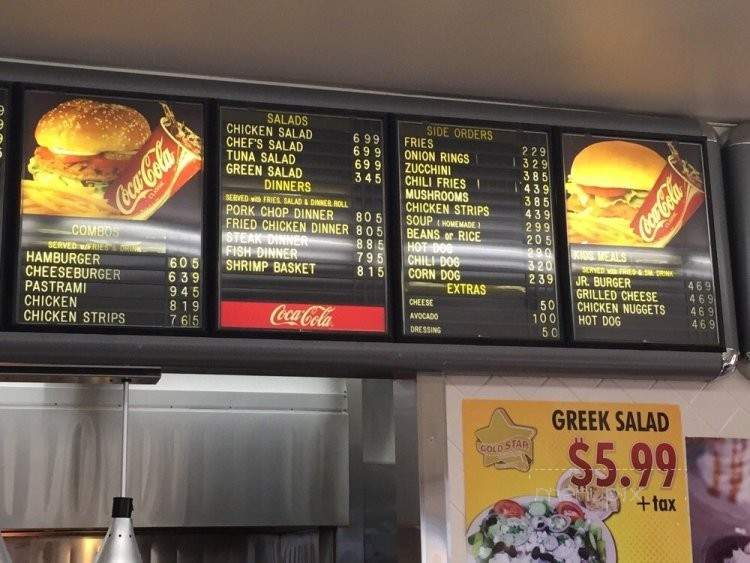 Menu of Gold Star Hamburgers in Riverside, CA 92509