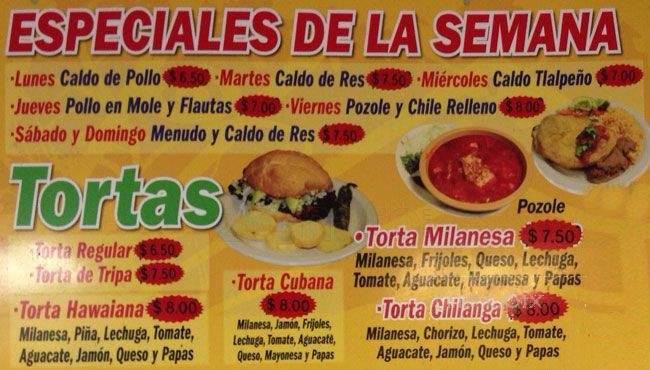 Matamoros Tacos - Austin, TX menu_pic
