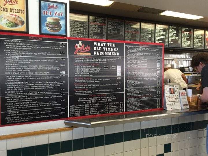 John's Hamburgers - Chino, CA menu_pic