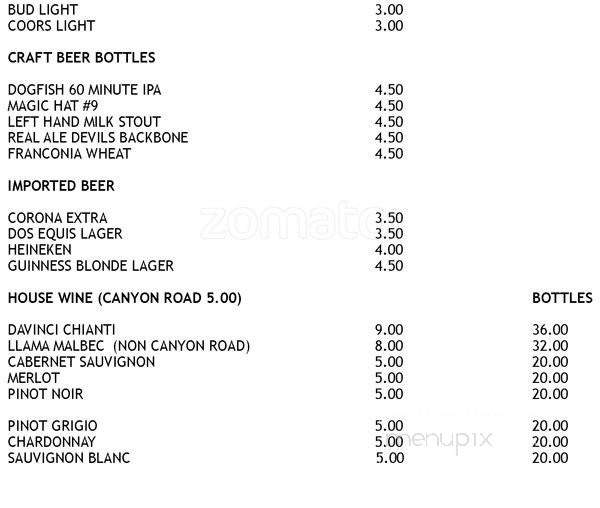 MH Cafe - Addison, TX menu_pic