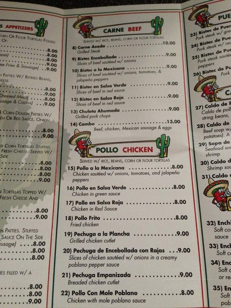 Vista Hermosa Mexican Grill - Ridgefield Park, NJ menu_pic