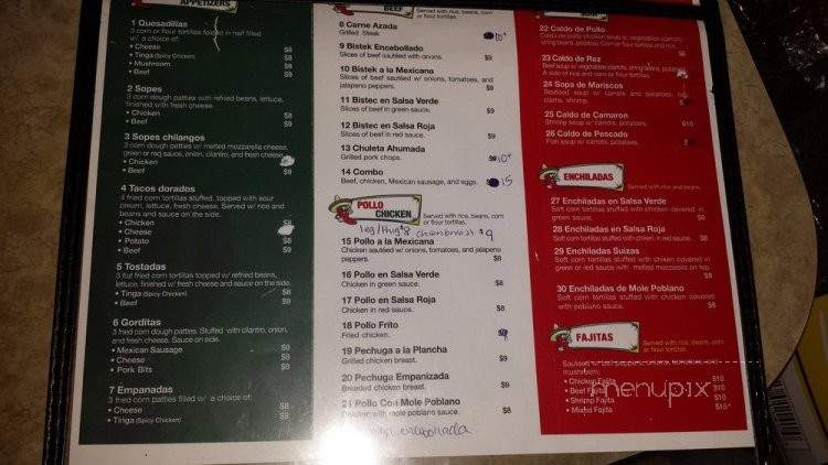 Vista Hermosa Mexican Grill - Ridgefield Park, NJ menu_pic