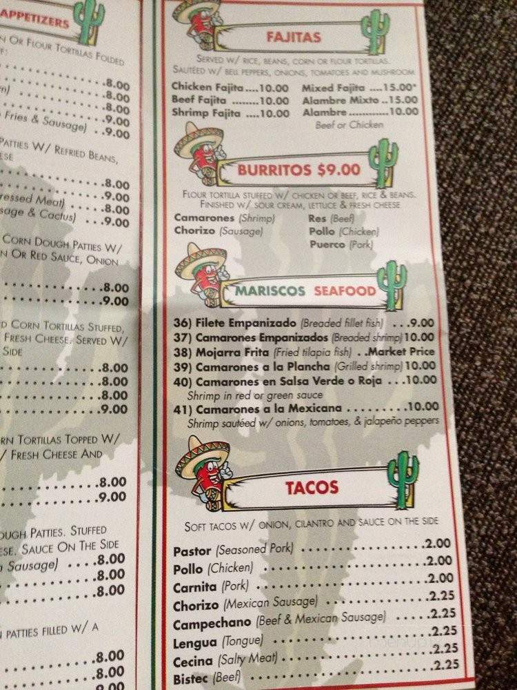Vista Hermosa Mexican Grill - Ridgefield Park, NJ menu_pic