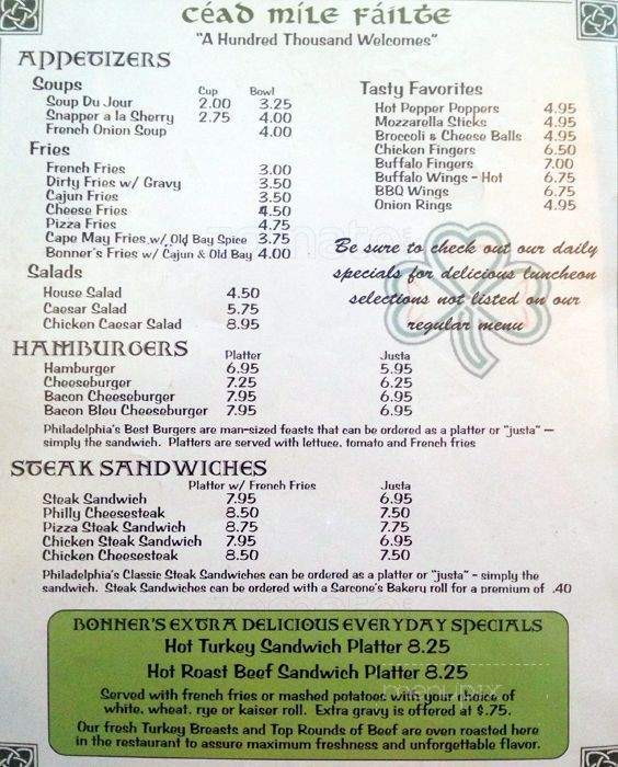 /250009689/Bonners-Irish-Pub-Philadelphia-PA - Philadelphia, PA