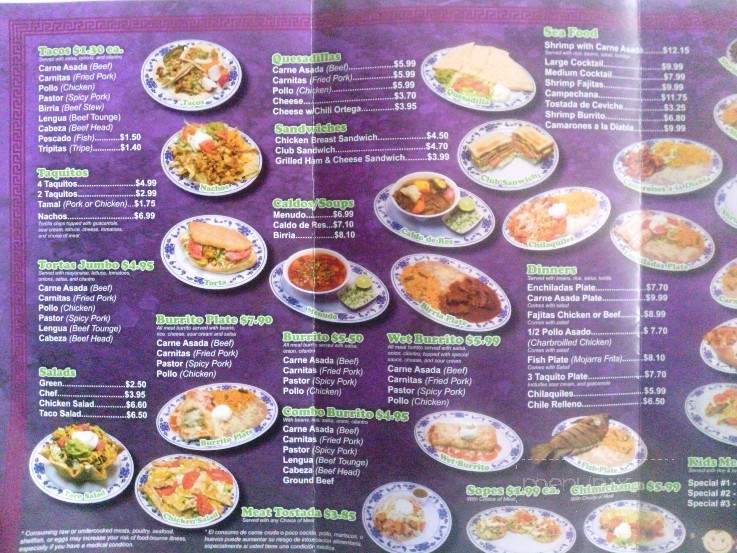 Don Chico's - Oregon City, OR menu_pic