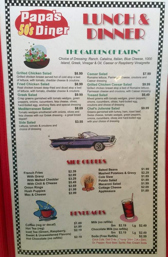 The Diner - Sierra Vista, AZ menu_pic