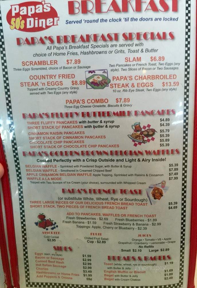 The Diner - Sierra Vista, AZ menu_pic