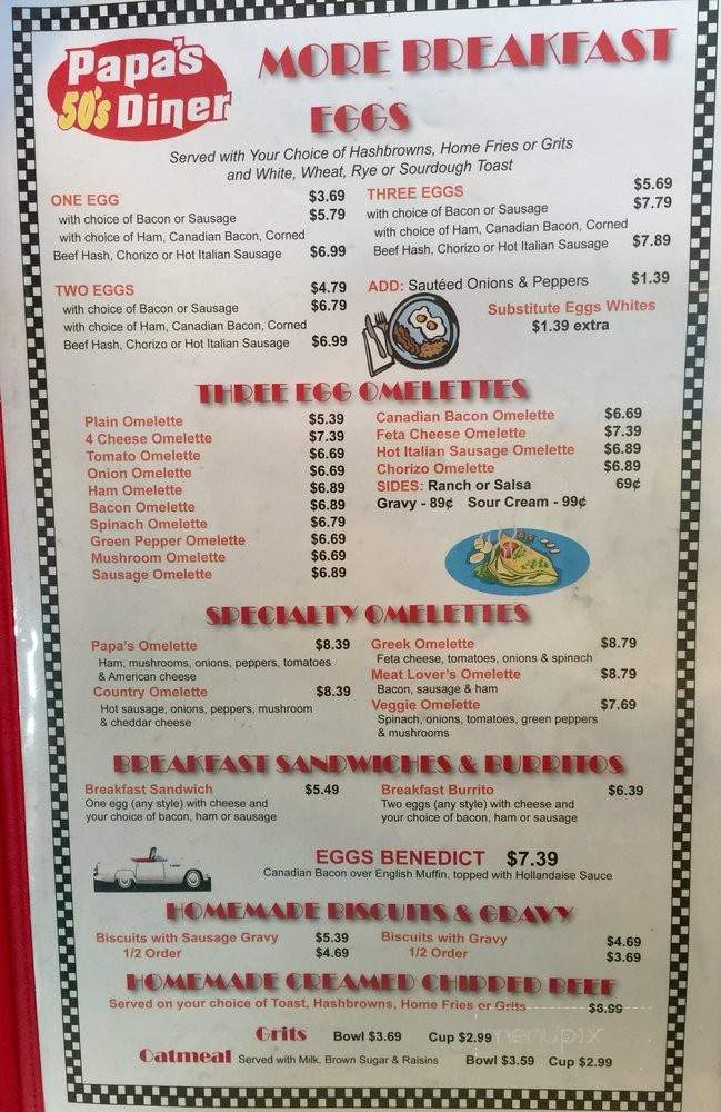 The Diner - Sierra Vista, AZ menu_pic