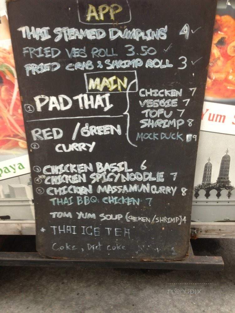 Thai Street Food By Tuk Tuk Boy - New York, NY menu_pic