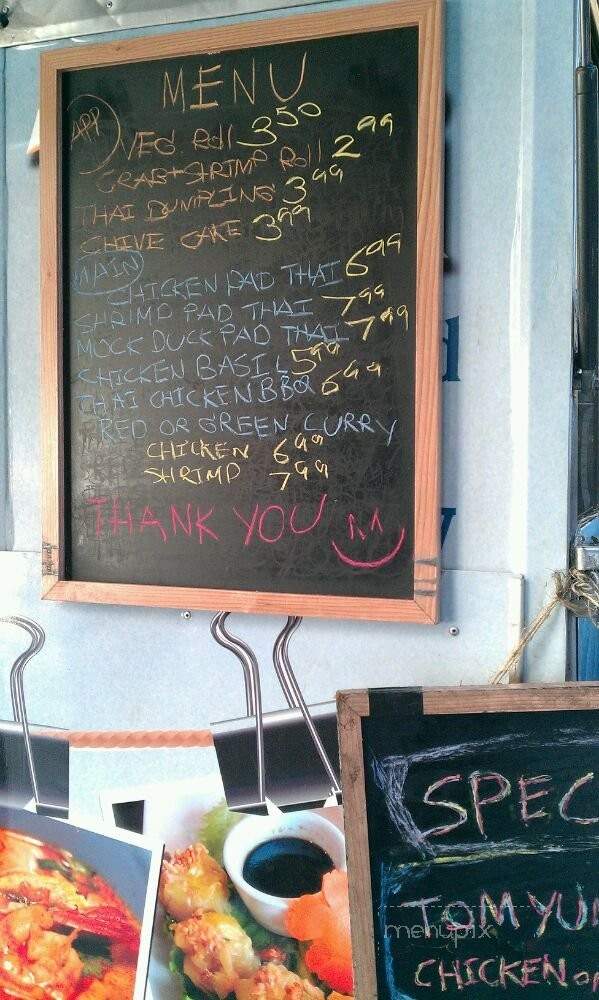 Thai Street Food By Tuk Tuk Boy - New York, NY menu_pic