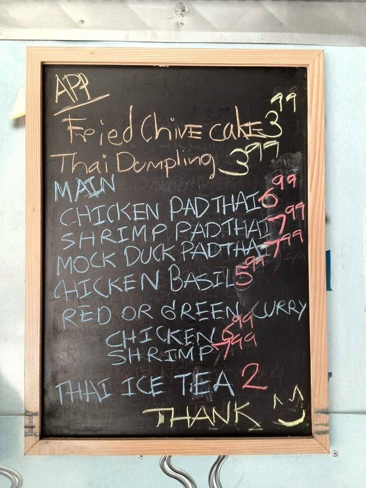 Thai Street Food By Tuk Tuk Boy - New York, NY menu_pic