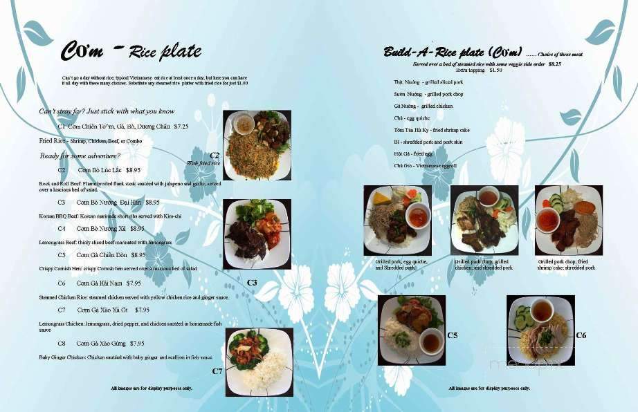 Pho Real Vietnamese Restaurant - Houston, TX menu_pic