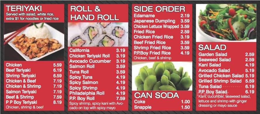 PP Boy Japan Teriyaki & Sushi - Jamaica, NY menu_pic