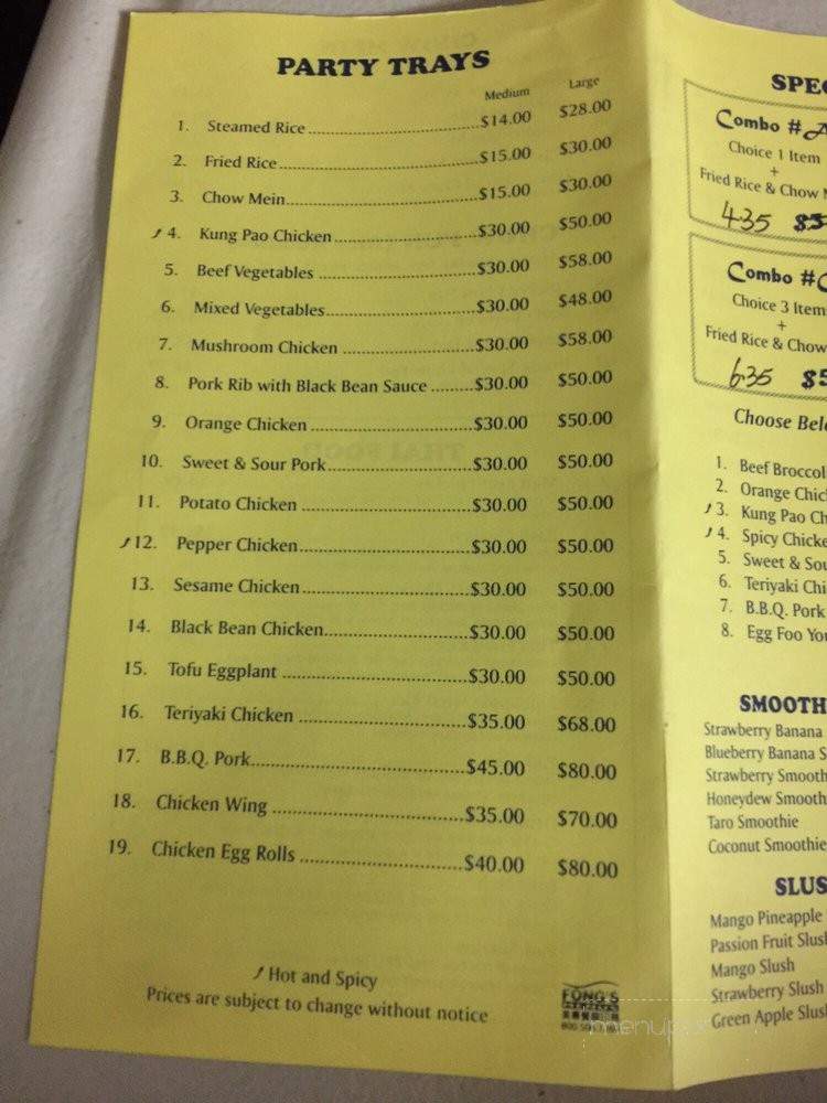 Happy House Chinese and Thai Food - Reseda, CA menu_pic