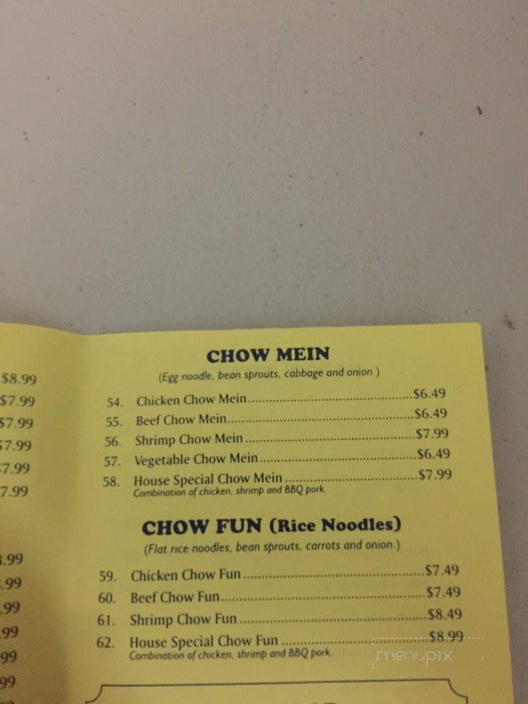 Happy House Chinese and Thai Food - Reseda, CA menu_pic