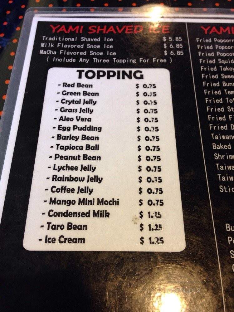 Freshia Tea Time - Walnut, CA menu_pic