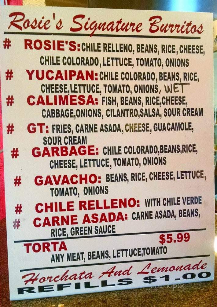 /250255405/Rosies-Menu-Grand-Terrace-CA - Grand Terrace, CA