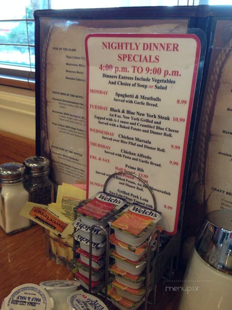 Vittles Family Restaurant - Anderson, CA menu_pic