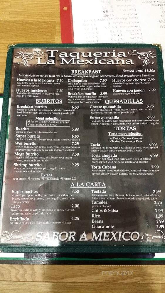 /250283503/Taqueria-La-Mexicana-Menu-Fairfield-CA - Fairfield, CA