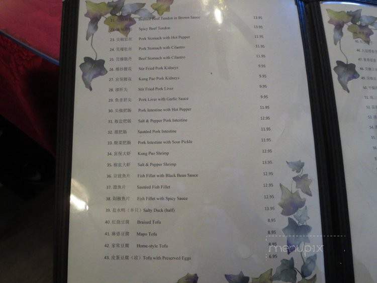 Xin's Chinese Cuisine - Duluth, GA menu_pic
