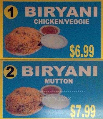 Hyderabad House Family Dining - Chicago, IL menu_pic