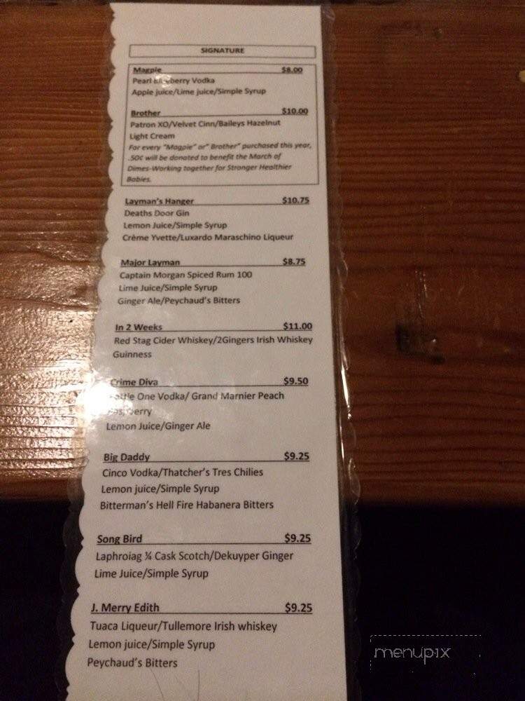 Proper - Fort Worth, TX menu_pic