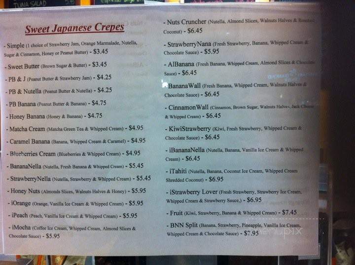 iCrave - Capitola, CA menu_pic