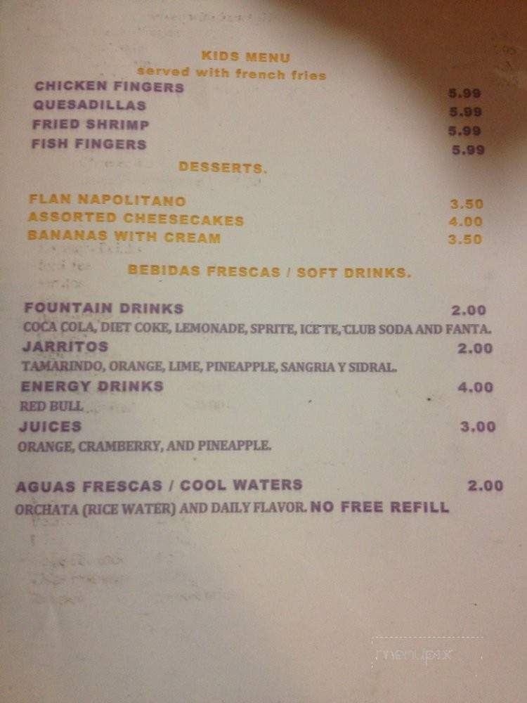 Mi General - Hoffman Estates, IL menu_pic