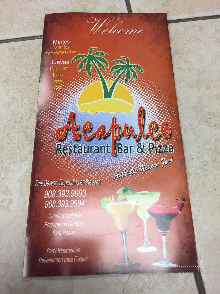 Acapulco - Raritan, NJ menu_pic