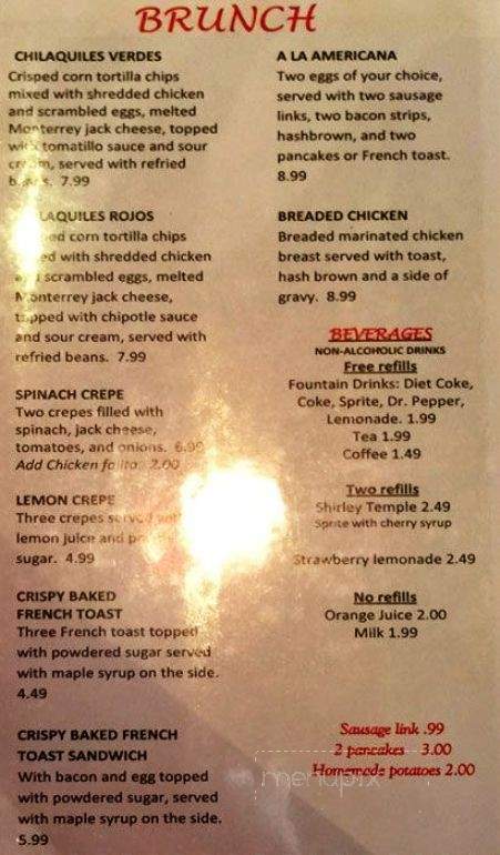 Dos Chavos - Rowlett, TX menu_pic