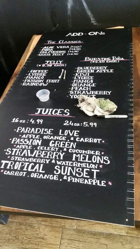 Rustic Bubble Tea Cafe - Albuquerque, NM menu_pic