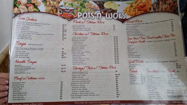 Pots n' Woks - Whittier, CA menu_pic