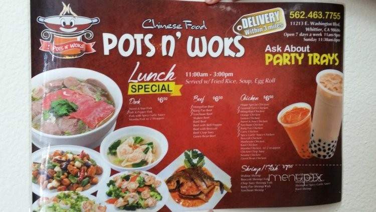 Pots n' Woks - Whittier, CA menu_pic
