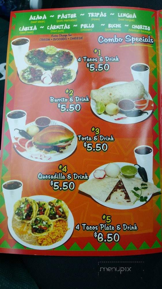 Tacos Giyo 2 - Paramount, CA menu_pic