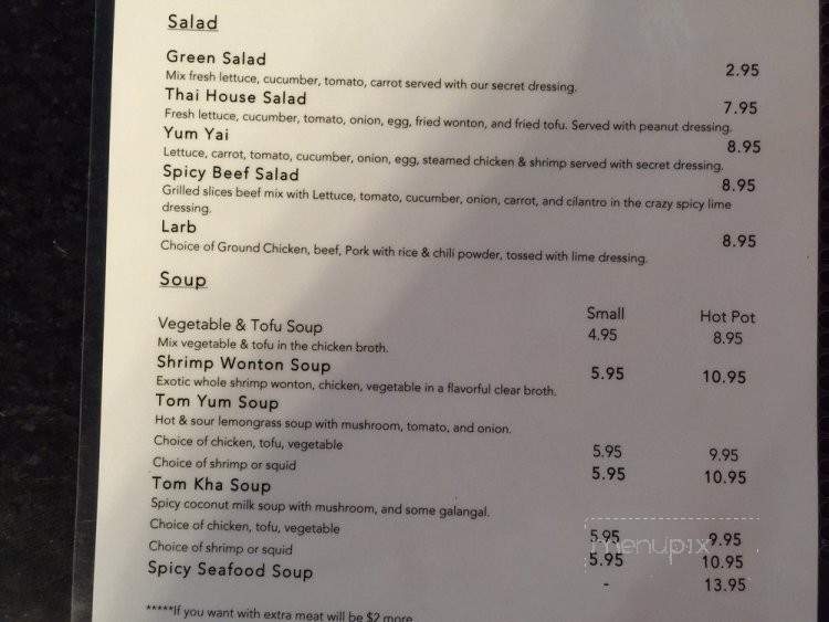 The Great Thai BBQ - National City, CA menu_pic