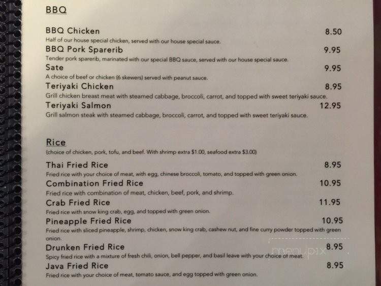 The Great Thai BBQ - National City, CA menu_pic