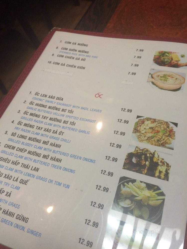 Lau Dong Que - Westminster, CA menu_pic