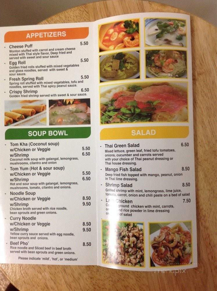 Thai BBQ & Combo - Paso Robles, CA menu_pic
