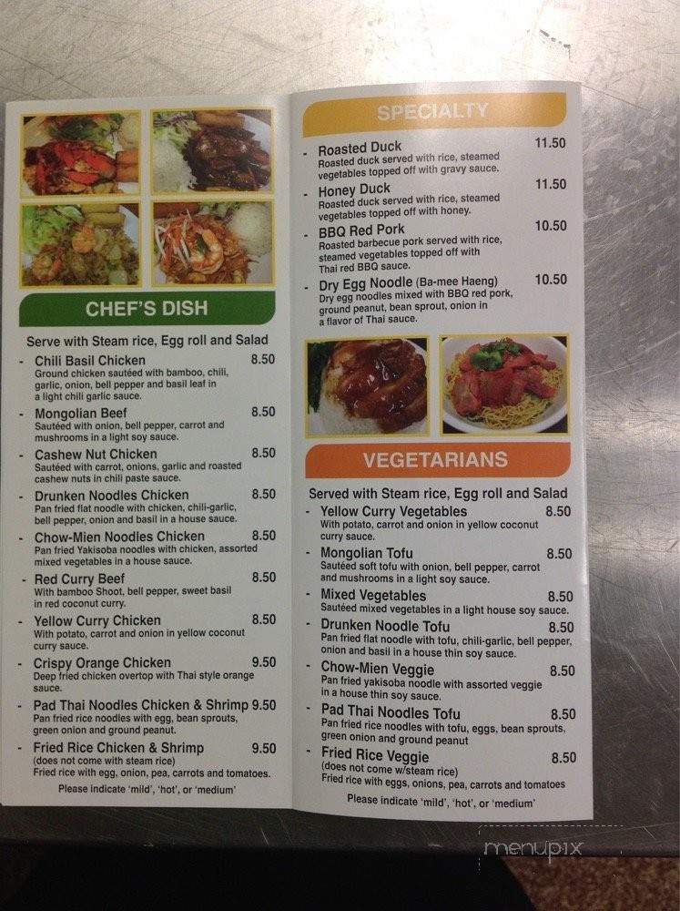 Thai BBQ & Combo - Paso Robles, CA menu_pic