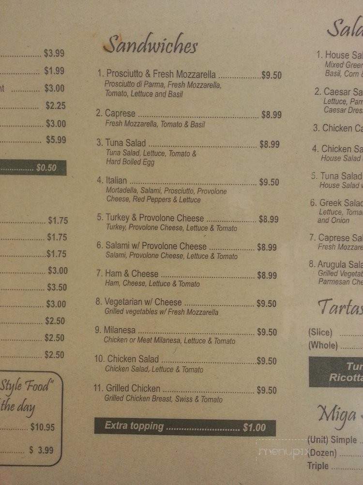 Alameda Deli - Miami, FL menu_pic