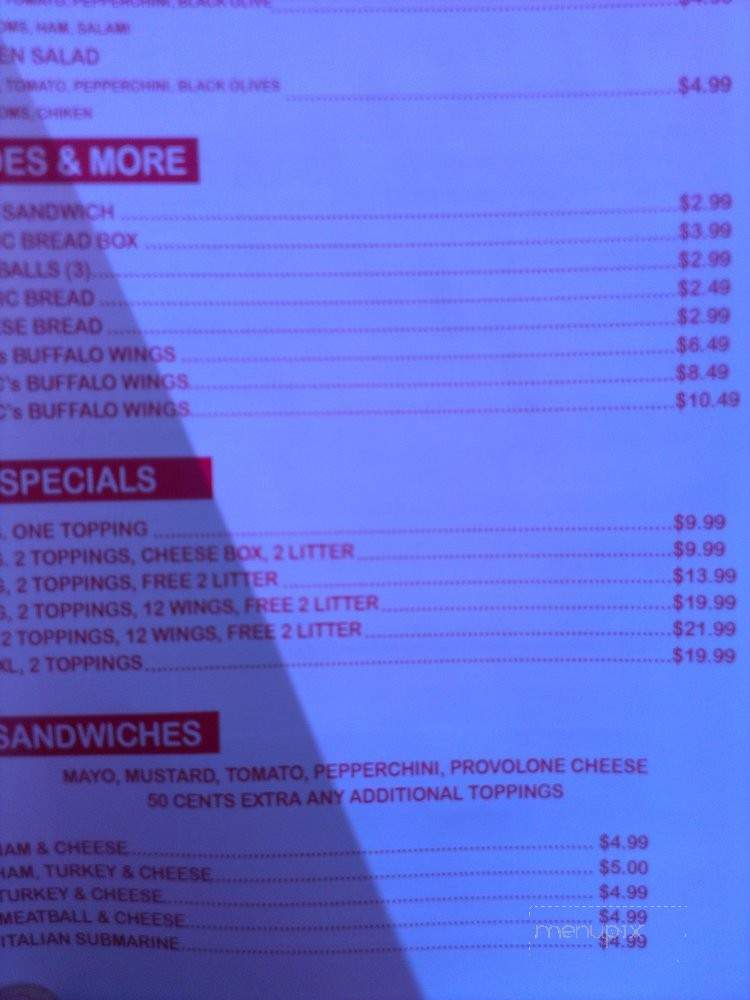 Jc's Pizza - Montebello, CA menu_pic