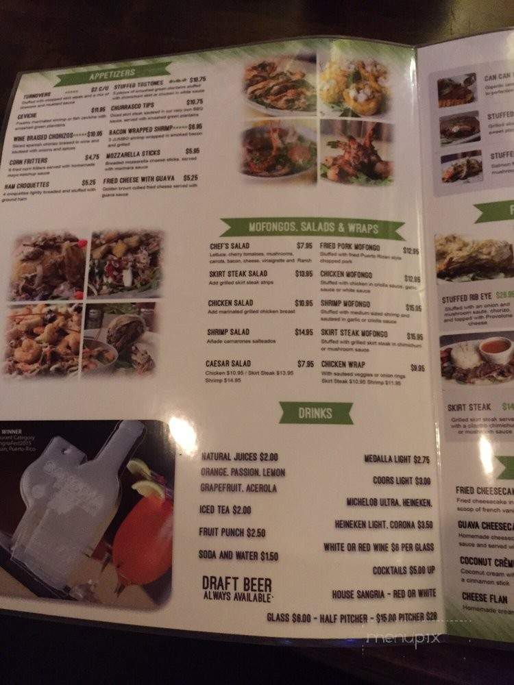 La Fondita de Leo - Downtown Clearwater, FL menu_pic