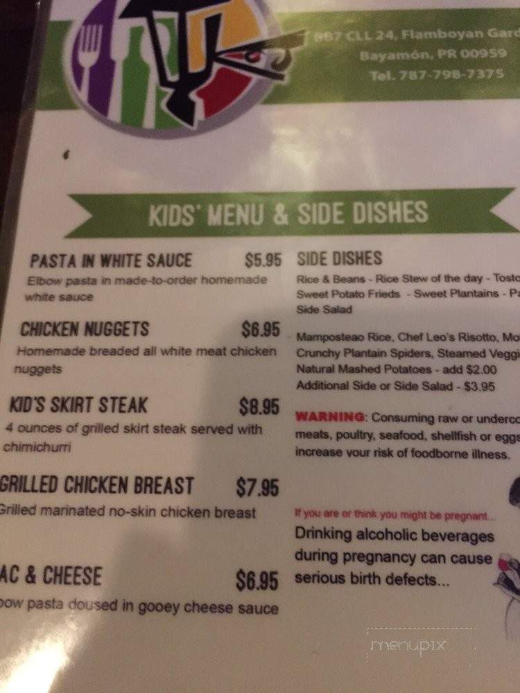 La Fondita de Leo - Downtown Clearwater, FL menu_pic