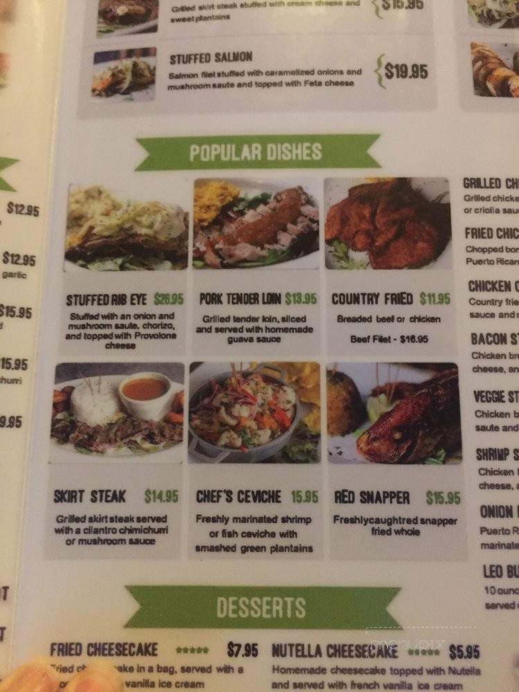 La Fondita de Leo - Downtown Clearwater, FL menu_pic